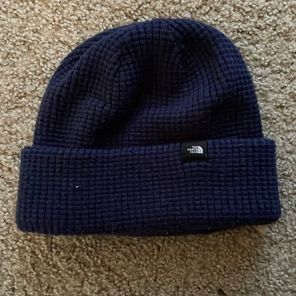 Blue Men’s North Face Beanie Hat